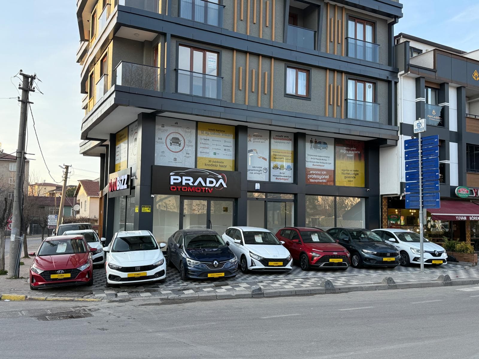 Prada Otomotiv galeri dış görünüm